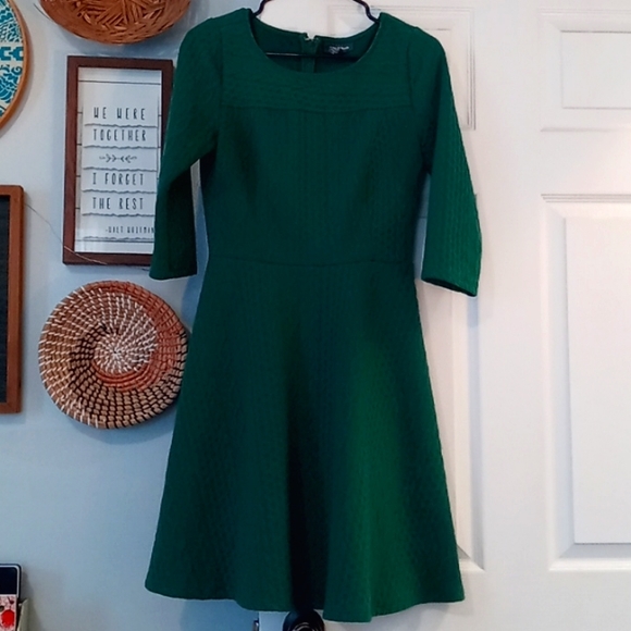Modcloth Green Sweater Dress - Picture 1 of 3